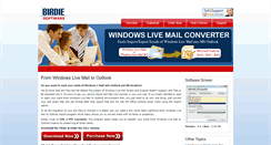 Desktop Screenshot of from.windowslivemailconverter.org